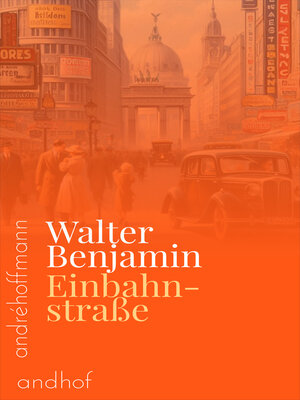 cover image of Einbahnstraße